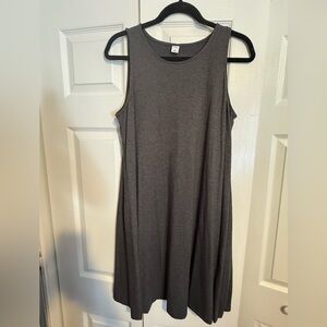 Old Navy Charcoal Midi Dress